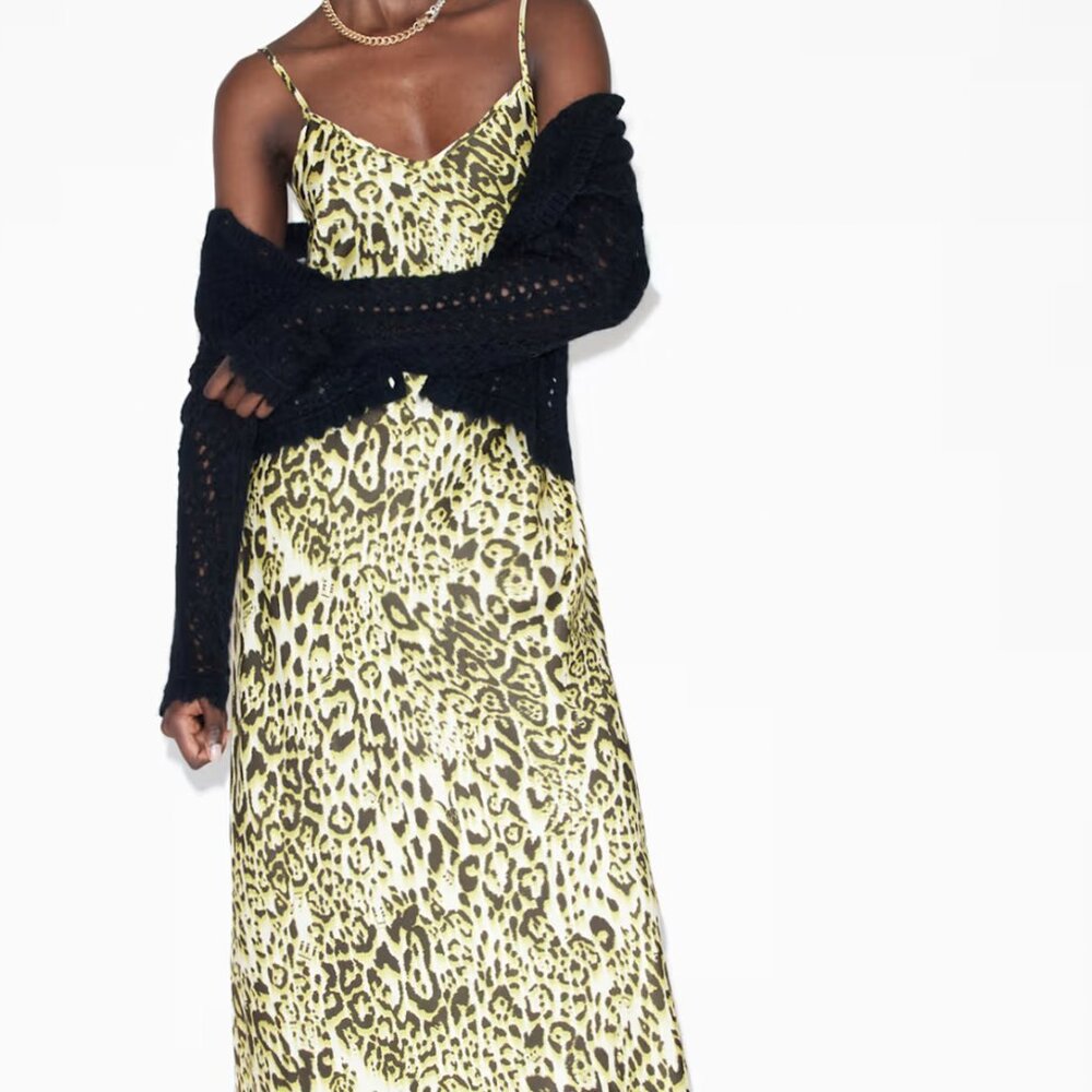 All Saints  Bryony V-Neck Midi Slip Dress